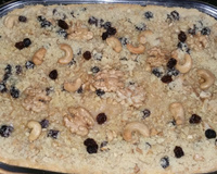 Torta de banana crocante