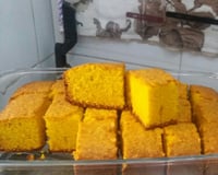 Bolo de cenoura com cobertura de caramelo