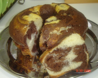 Bolo mármore com iogurte