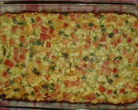 Omelete de forno colorido