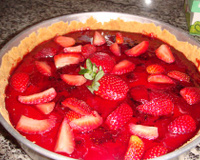 Deliciosa torta de morango