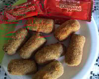 Croquete de carne moída simples