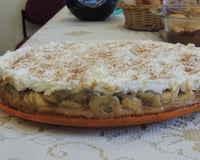 Torta de banana banoffee
