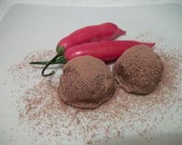 Trufa de chocolate com pimenta