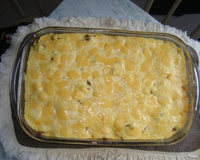 Torta de milho recheada