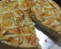 Torta de palmito com requeijão