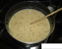 Gelado de abacaxi fácil