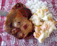 Frango de panela de pressão sem água