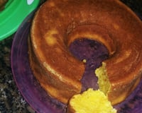 Bolo de milho com leite condensado