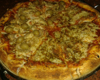 Massa de pizza com borda recheada