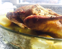 Pato recheado à moda do chef