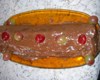 Rocambole de chocolate delícia