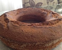 Bolo integral com iogurte e banana