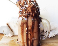 Sorvete saudável de chocolate