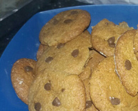 Cookies com pedaços de chocolate