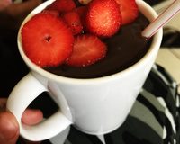 Chocolate quente sem creme de leite e leite condensado