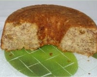 Bolo de banana com nozes