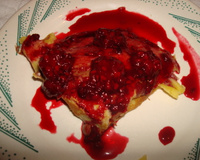 Crepe de Nutella e Frutas Vermelhas