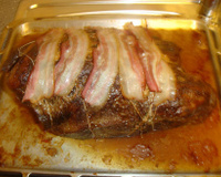 Costela recheada desossada da Tia Jucy