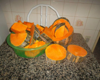 Doce de abóbora com coco ralado