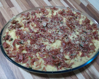 Caldo de mandioquinha e carne seca