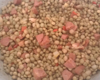 Toucinho com andu da cate