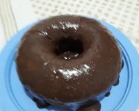 Bolo de cenoura mesclado com chocolate de liquidificador