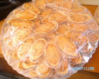 Barquete de kani-kama ao creme