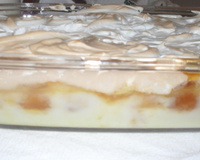 Delícia de banana com suspiro