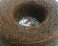 Bolo de banana e cacau