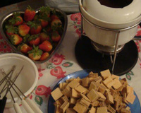 Fondue de chocolate fácil
