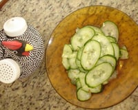 Salada sueca de pepino