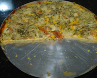 Massa de pizza fácil no liquidificador