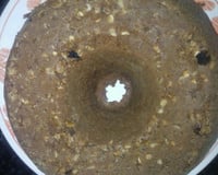 Bolo de aveia com granola