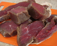 Carne de Sol maturada no freezer