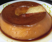 Pudím rápido na panela de pressão