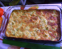 Torta de couve - flor e abobrinha
