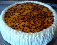 Torta mousse de maracujá