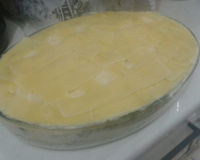 Escondidinho de requeijão com carne moída