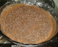 Flan de chocolate sem gelatina e ovos