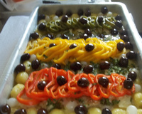 Lombo de bacalhau ao forno