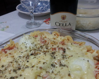 Macarrão sabor pizza