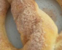 Pretzel de açúcar e canela