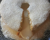 Bolo vulcão de leite ninho