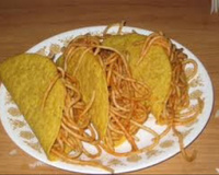 Tacos de macarrão