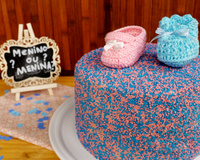 Bolo chá de revelação