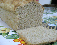 Pão light de aveia e mel