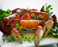 Caranguejo ao leite de coco