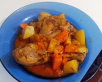 Frango congelado na pressão