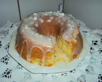 Bolo de laranja com casca fácil